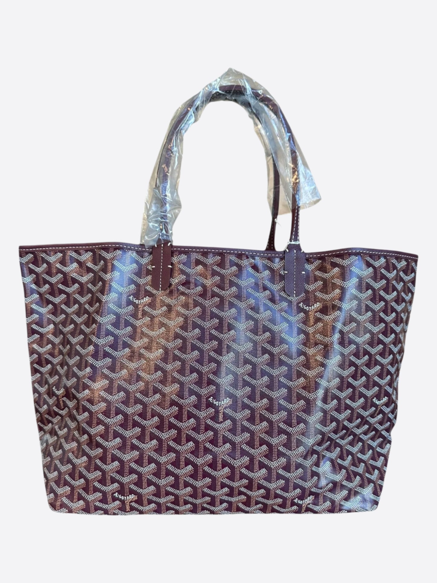 Goyard Burgundy St. Louis Tote Bag