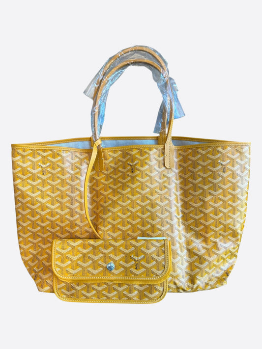 Goyard Yellow St. Louis Tote Bag