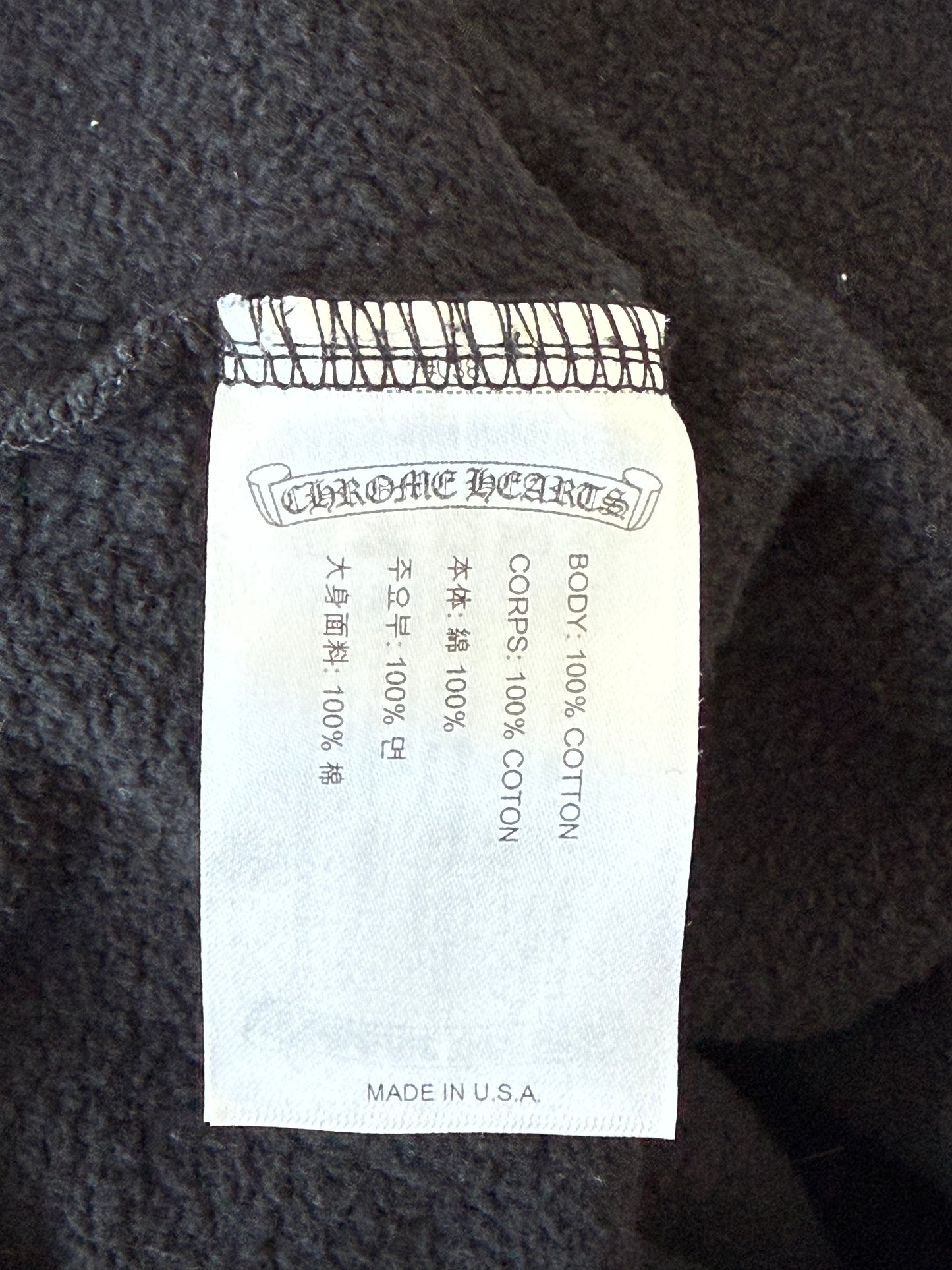 Chrome Hearts Black & Red Welcome To Las Vegas Hoodie
