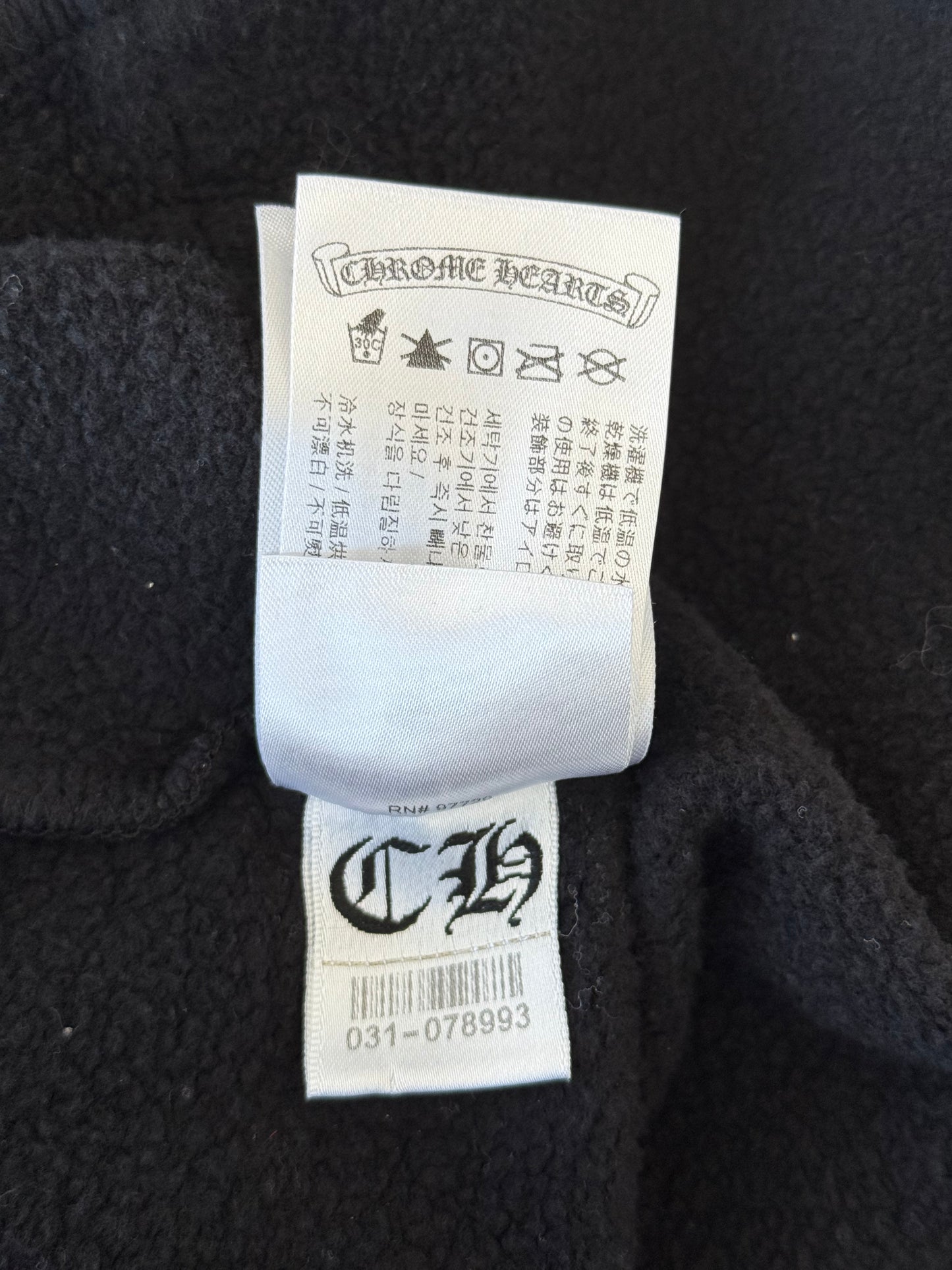 Chrome Hearts Black & Red Welcome To Las Vegas Hoodie