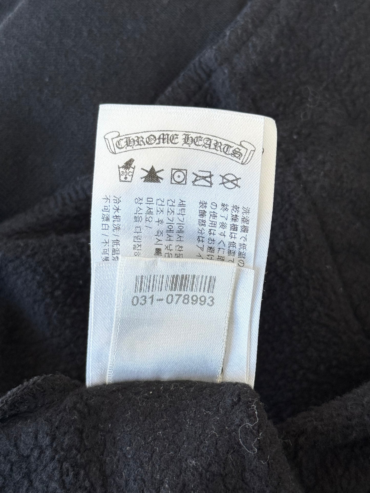 Chrome Hearts Black & Red Welcome To Las Vegas Hoodie