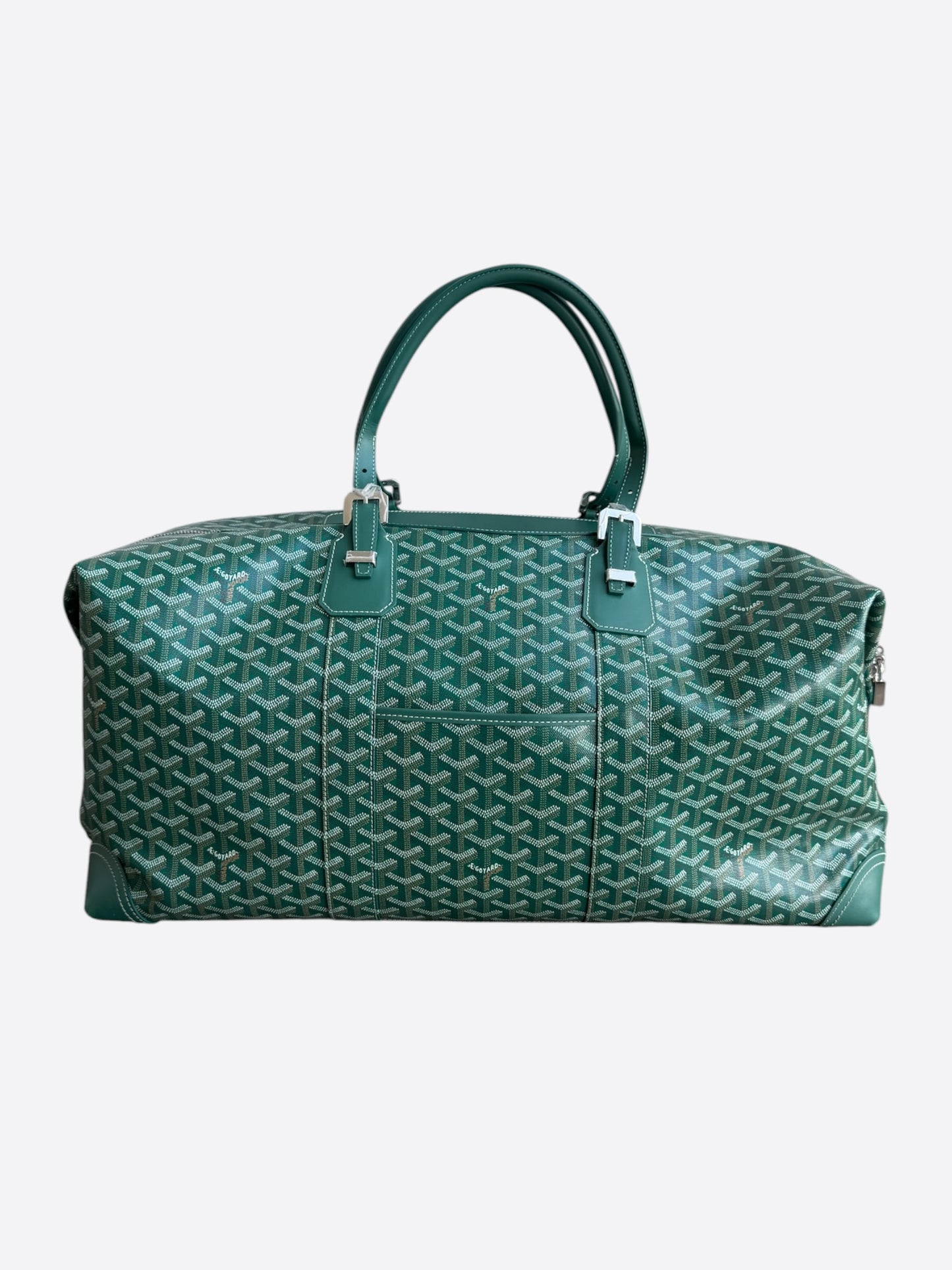 Goyard Green Bowling 55 Duffel Bag
