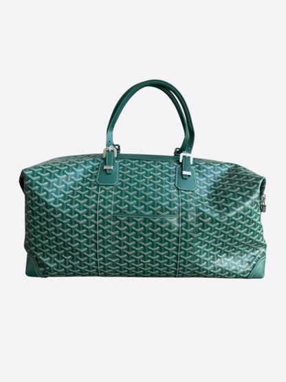 Goyard Green Bowling 55 Duffel Bag
