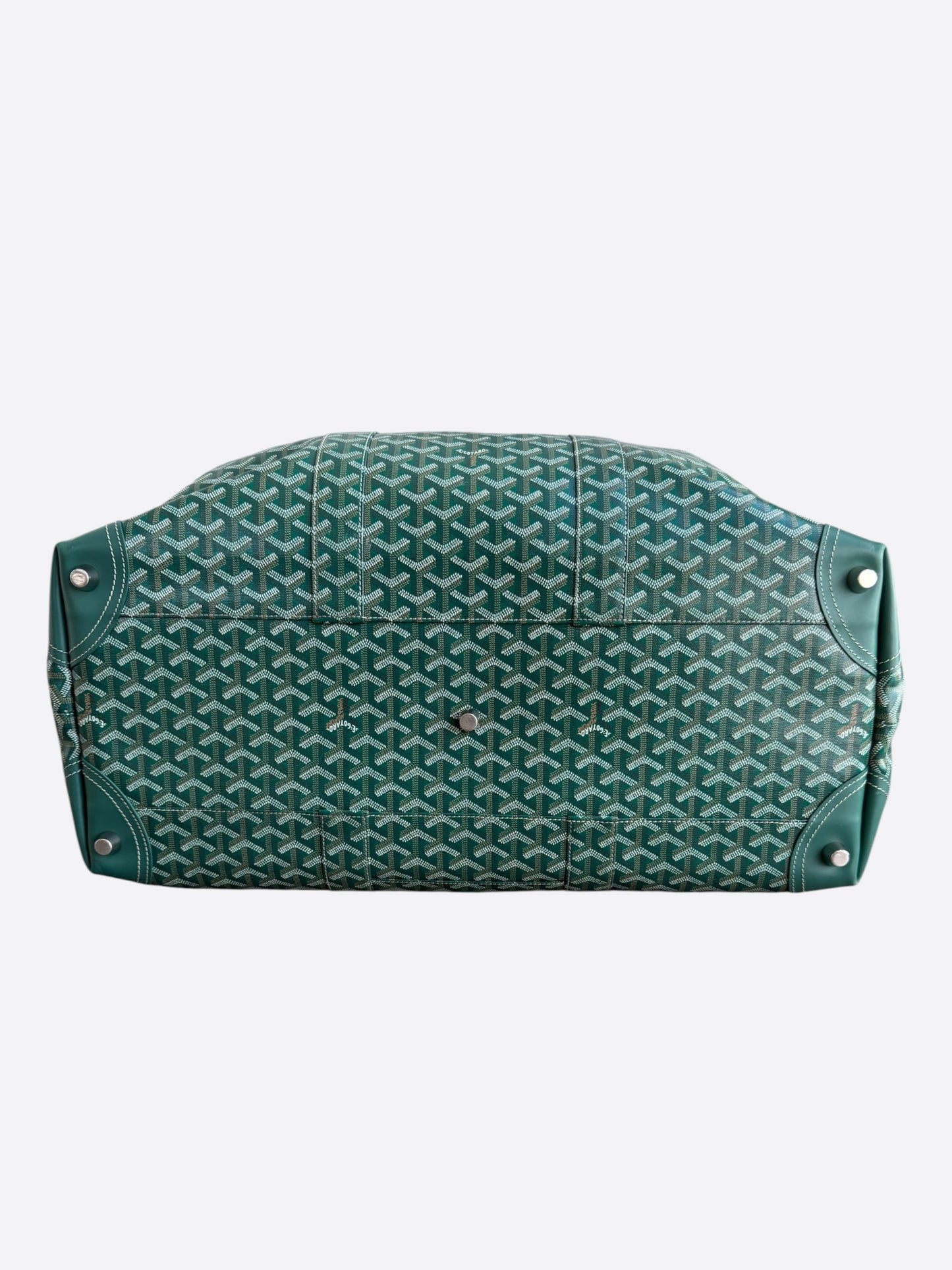Goyard Green Bowling 55 Duffel Bag