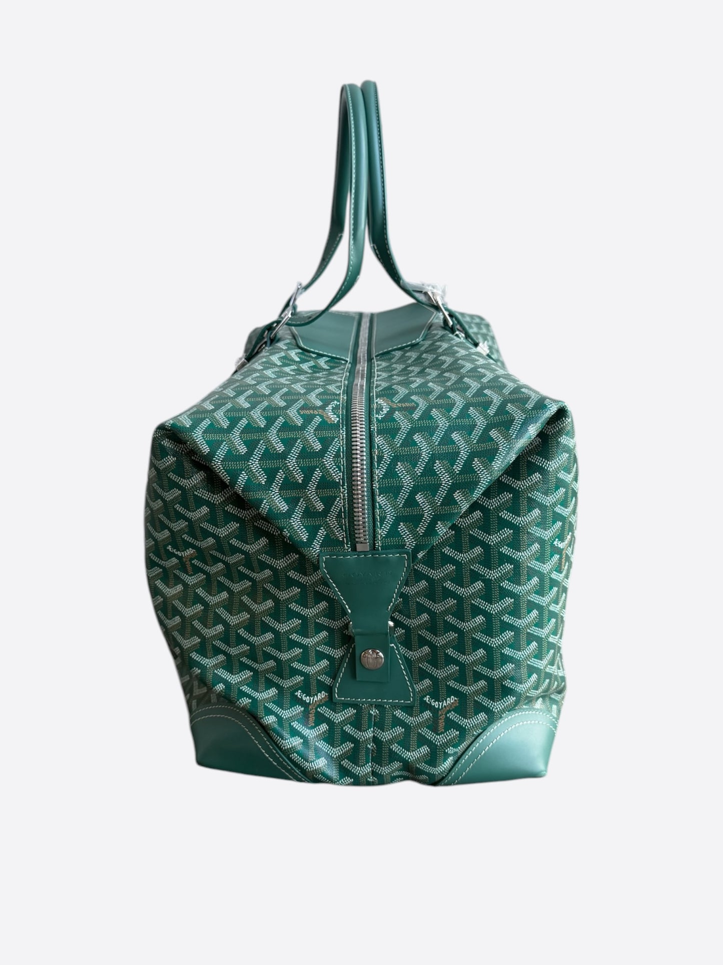 Goyard Green Bowling 55 Duffel Bag