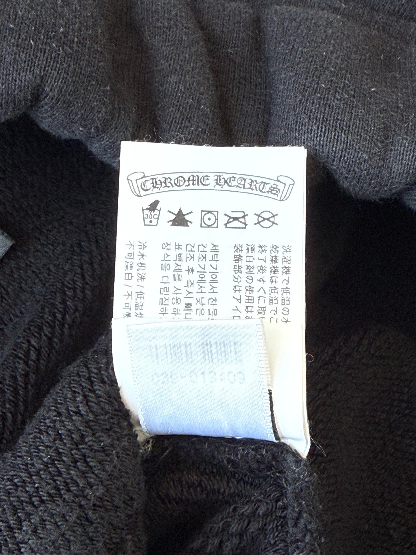 Chrome Hearts Black CH Logo Embroidered Shorts