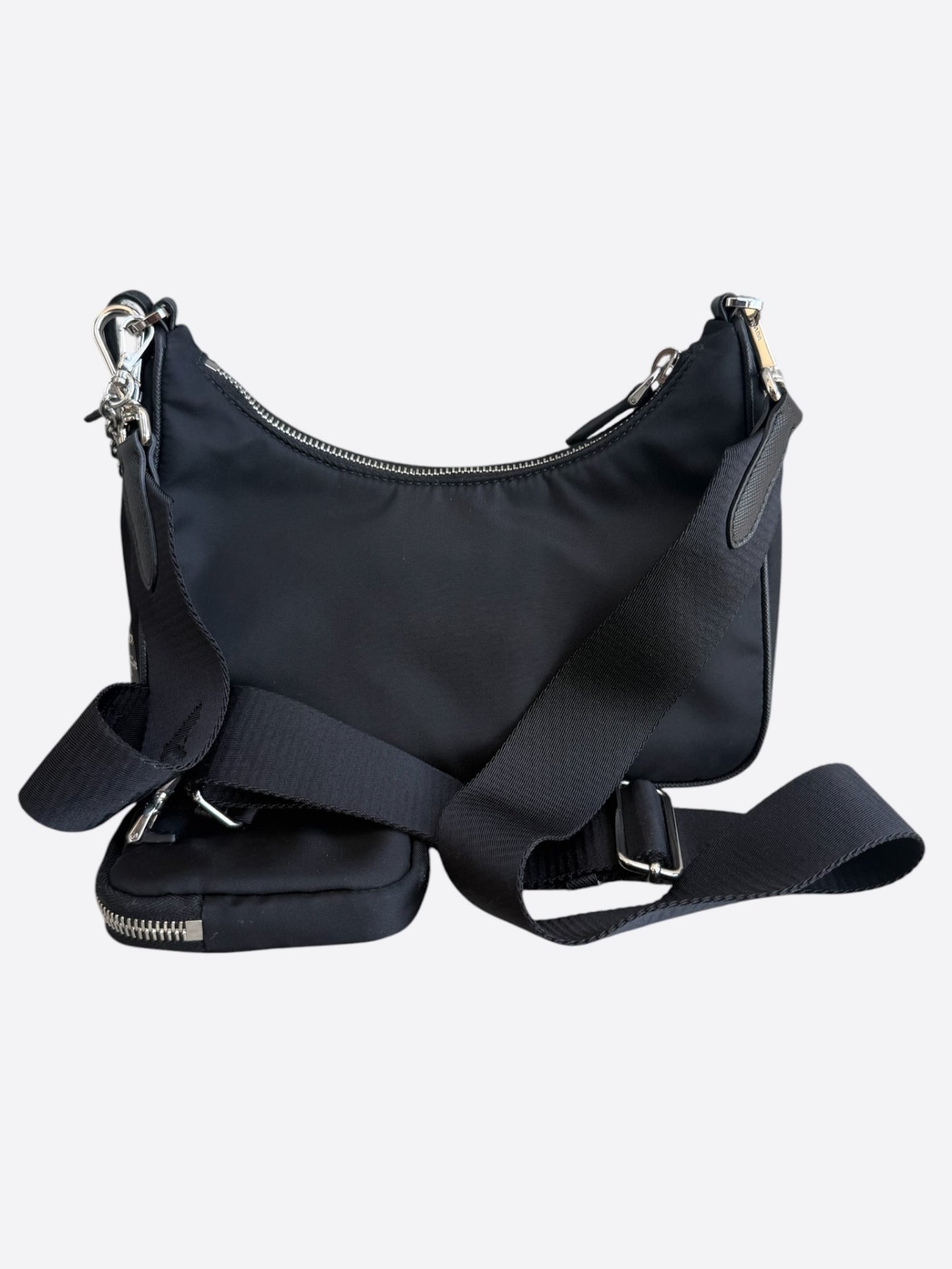 Prada Cameo Black Re-Edition 2005 Nylon Bag