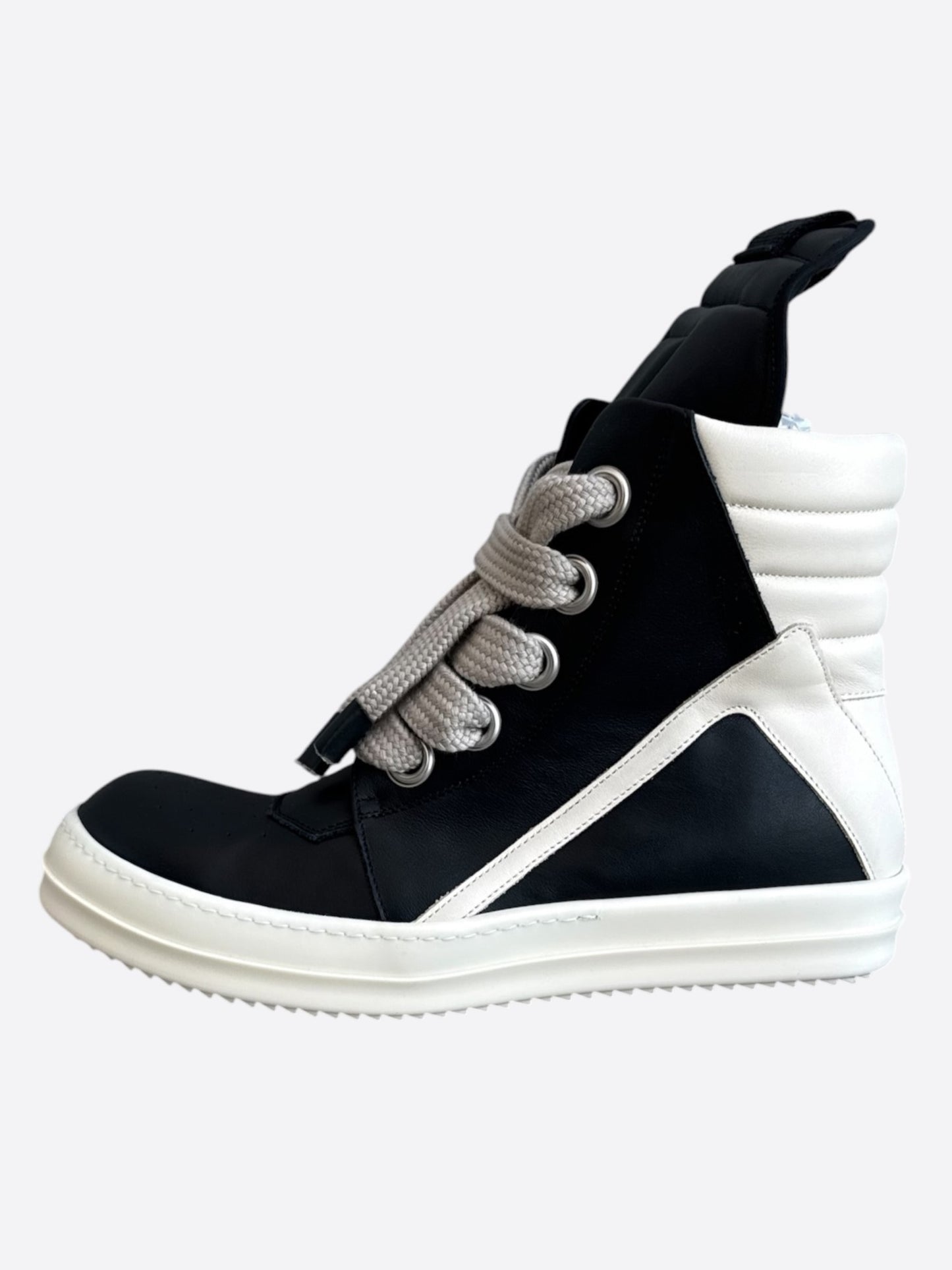 Rick Owens Black & White Jumbo Geobaskets
