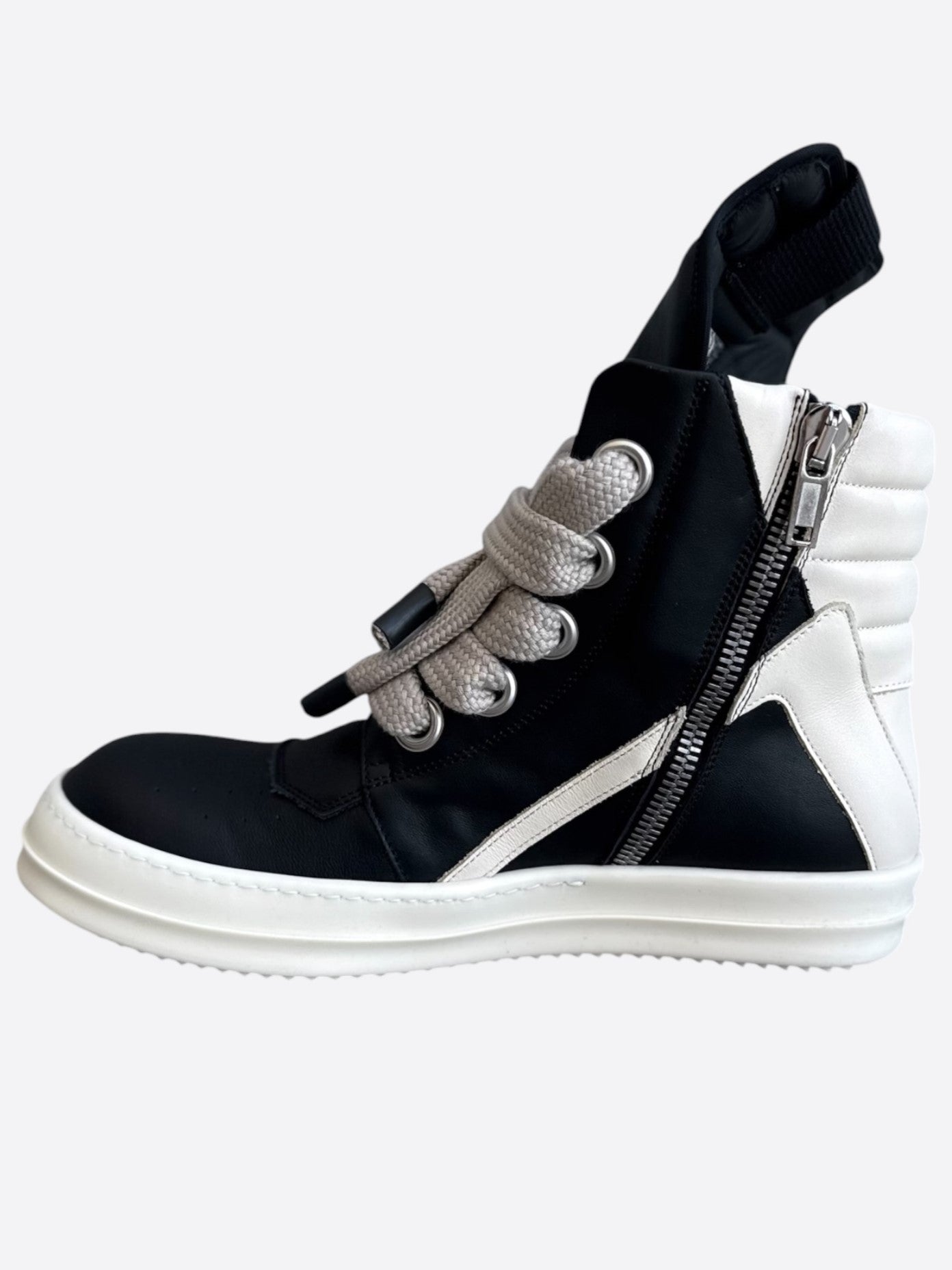 Rick Owens Black & White Jumbo Geobaskets