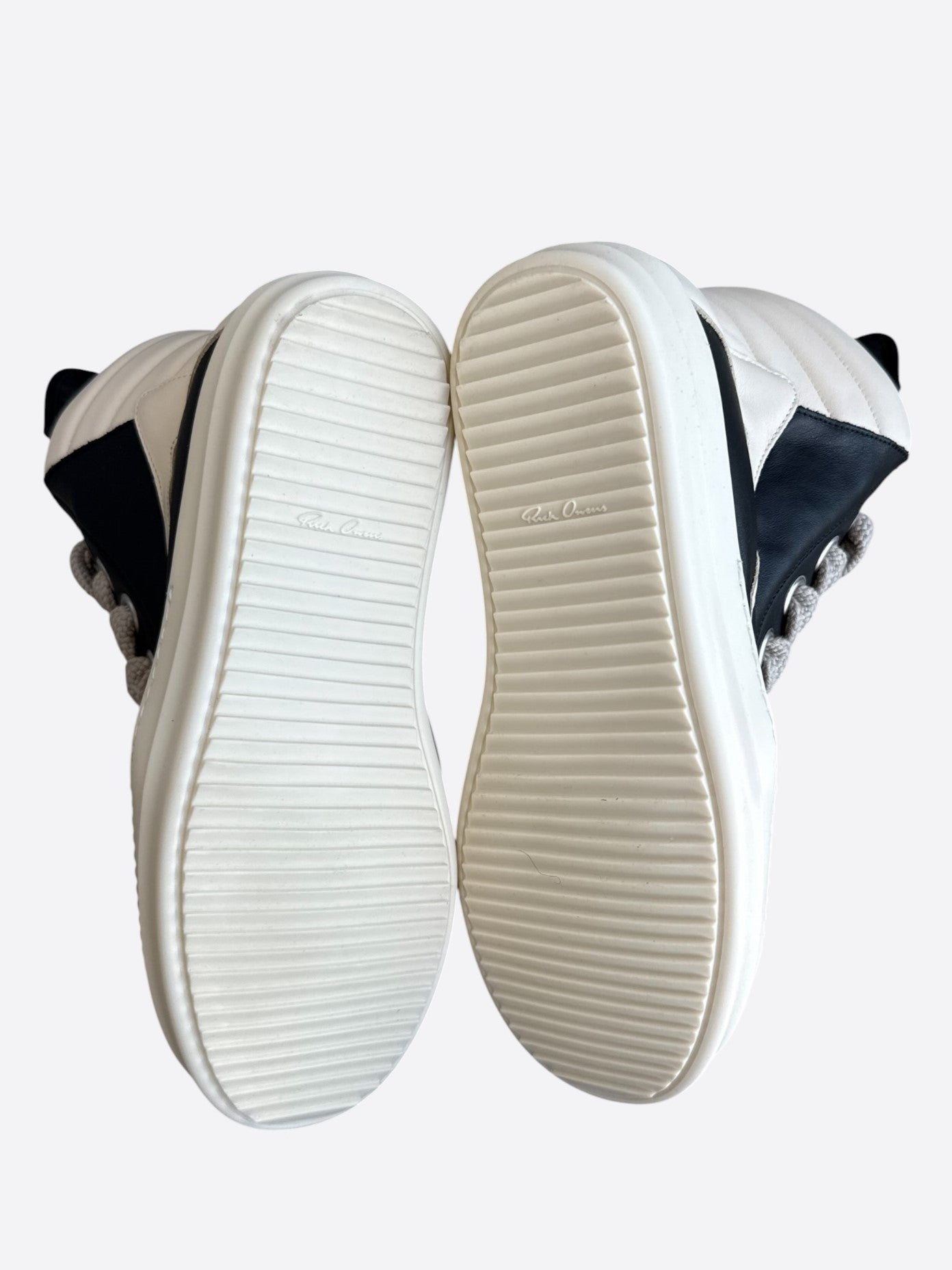 Rick Owens Black & White Jumbo Geobaskets