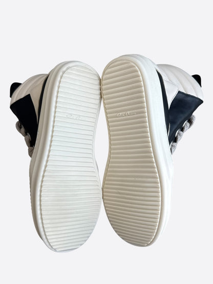 Rick Owens Black & White Jumbo Geobaskets