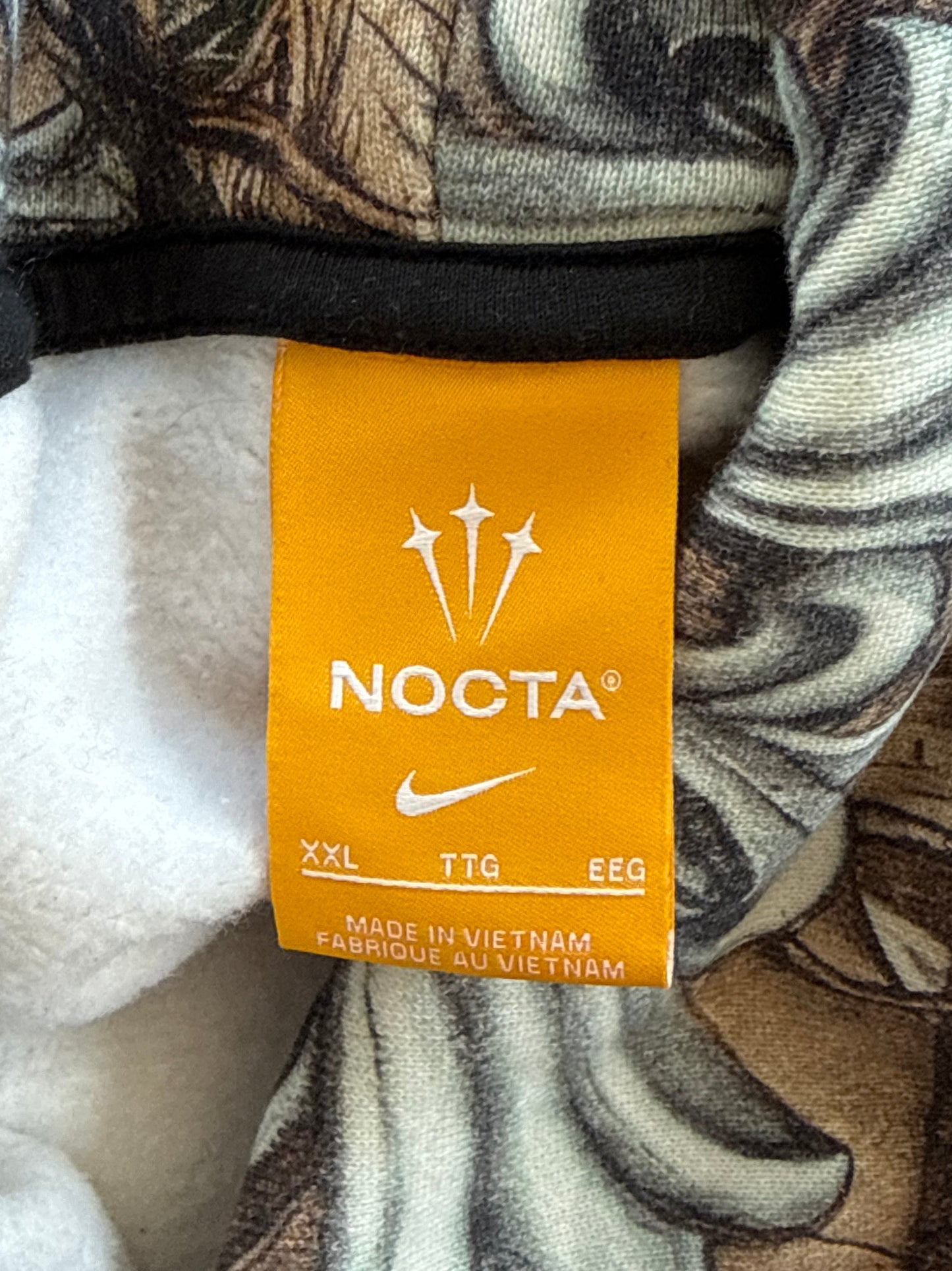 Chrome Hearts Nike NOCTA Camouflage Horseshoe Logo Hoodie
