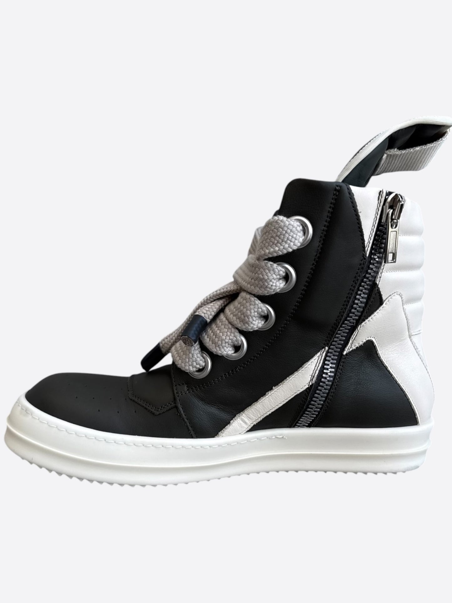 Rick Owens Dark Olive & White Jumbo Geobaskets