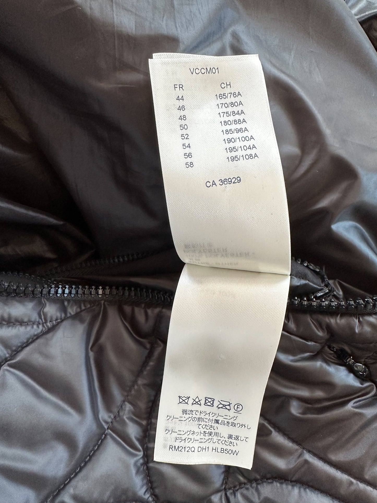 Louis Vuitton Black Flower Monogram Puffer Jacket