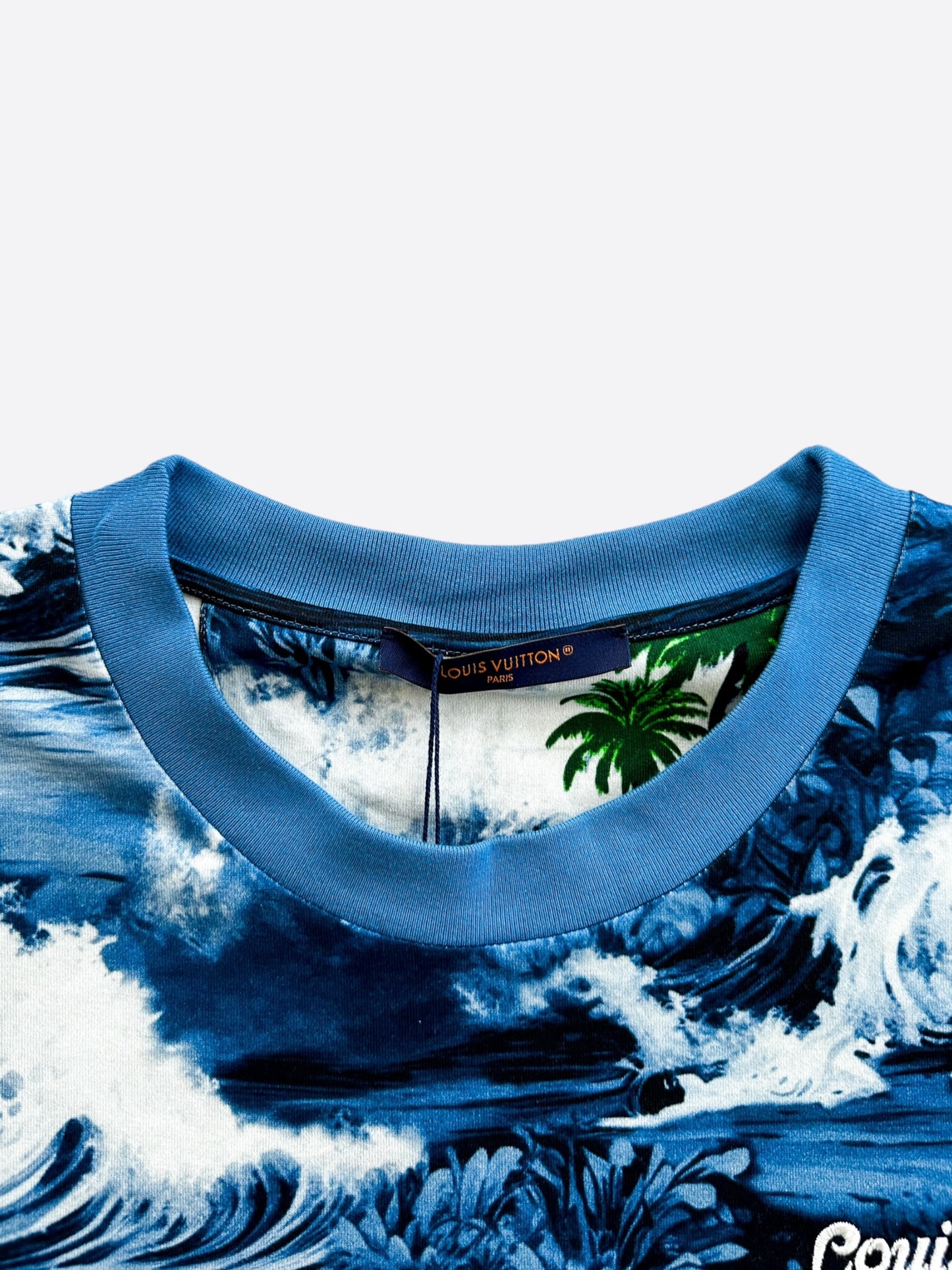 Louis Vuitton Blue Surf Print T-Shirt