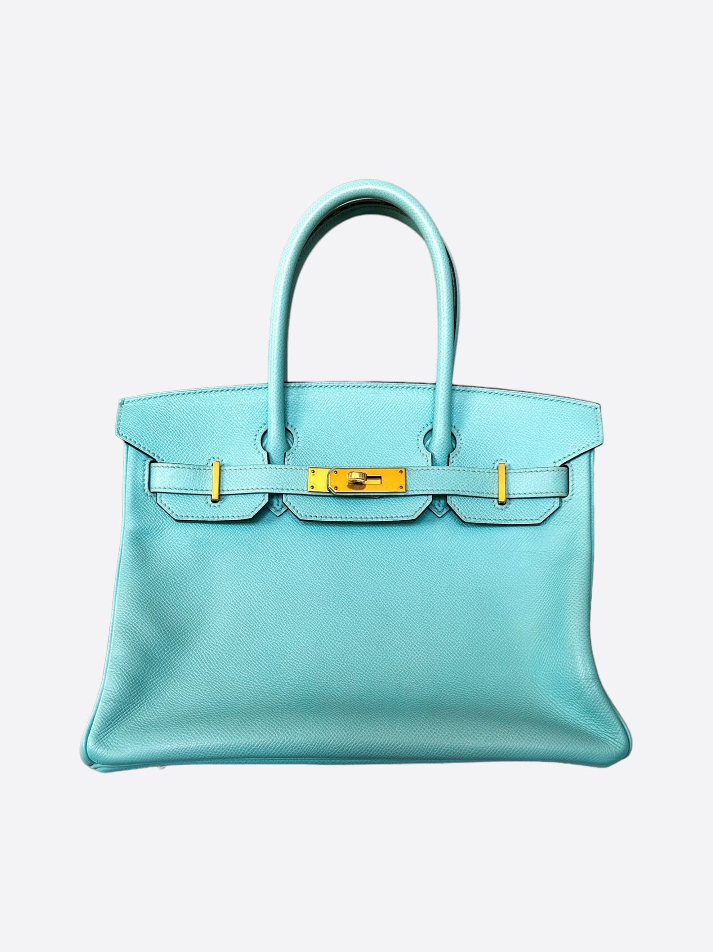 Hermes Light Blue GHW Birkin 30