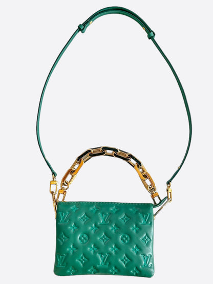 Louis Vuitton Emerald Green Monogram Coussins BB