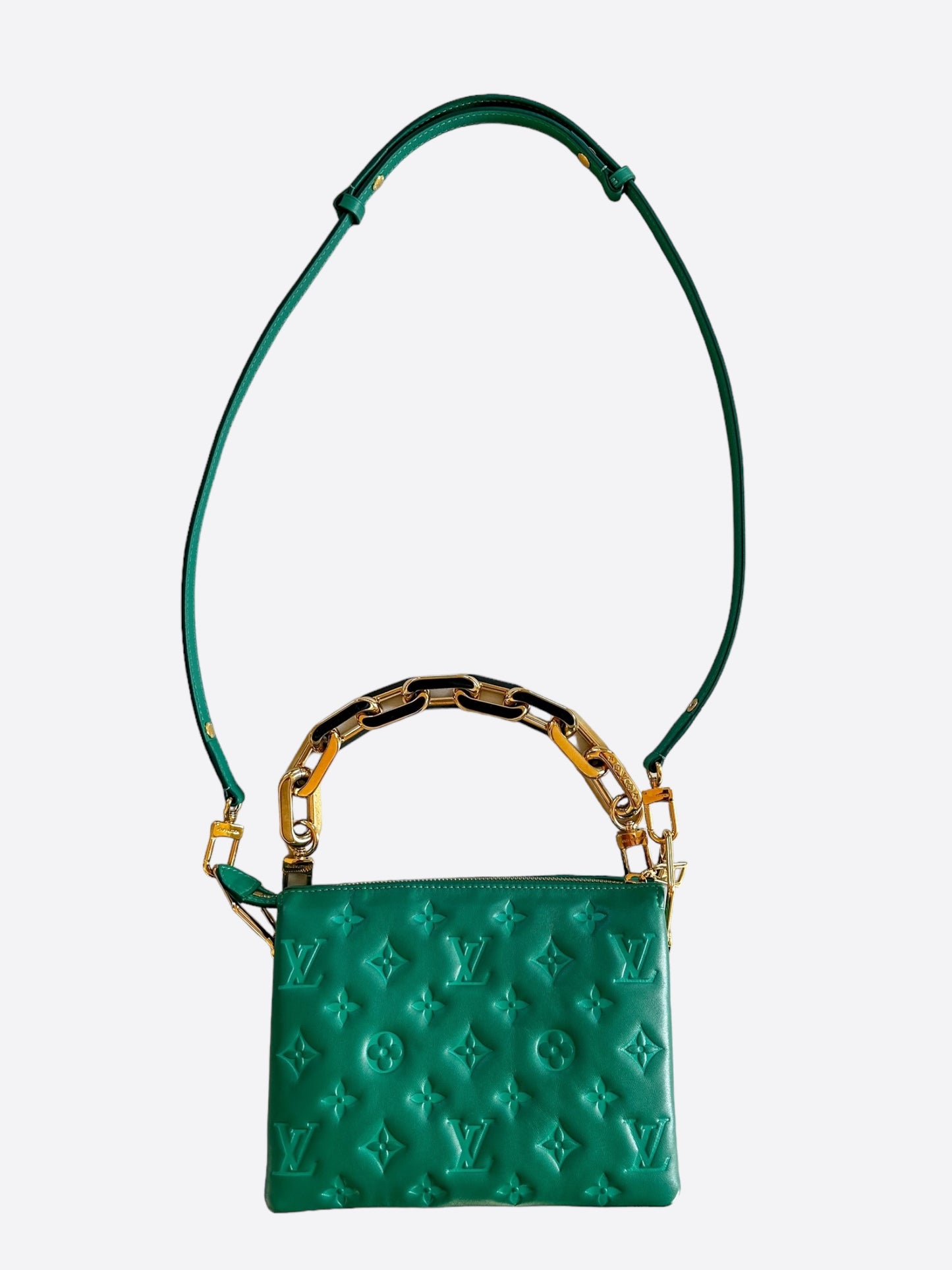 Louis Vuitton Emerald Green Monogram Coussins BB