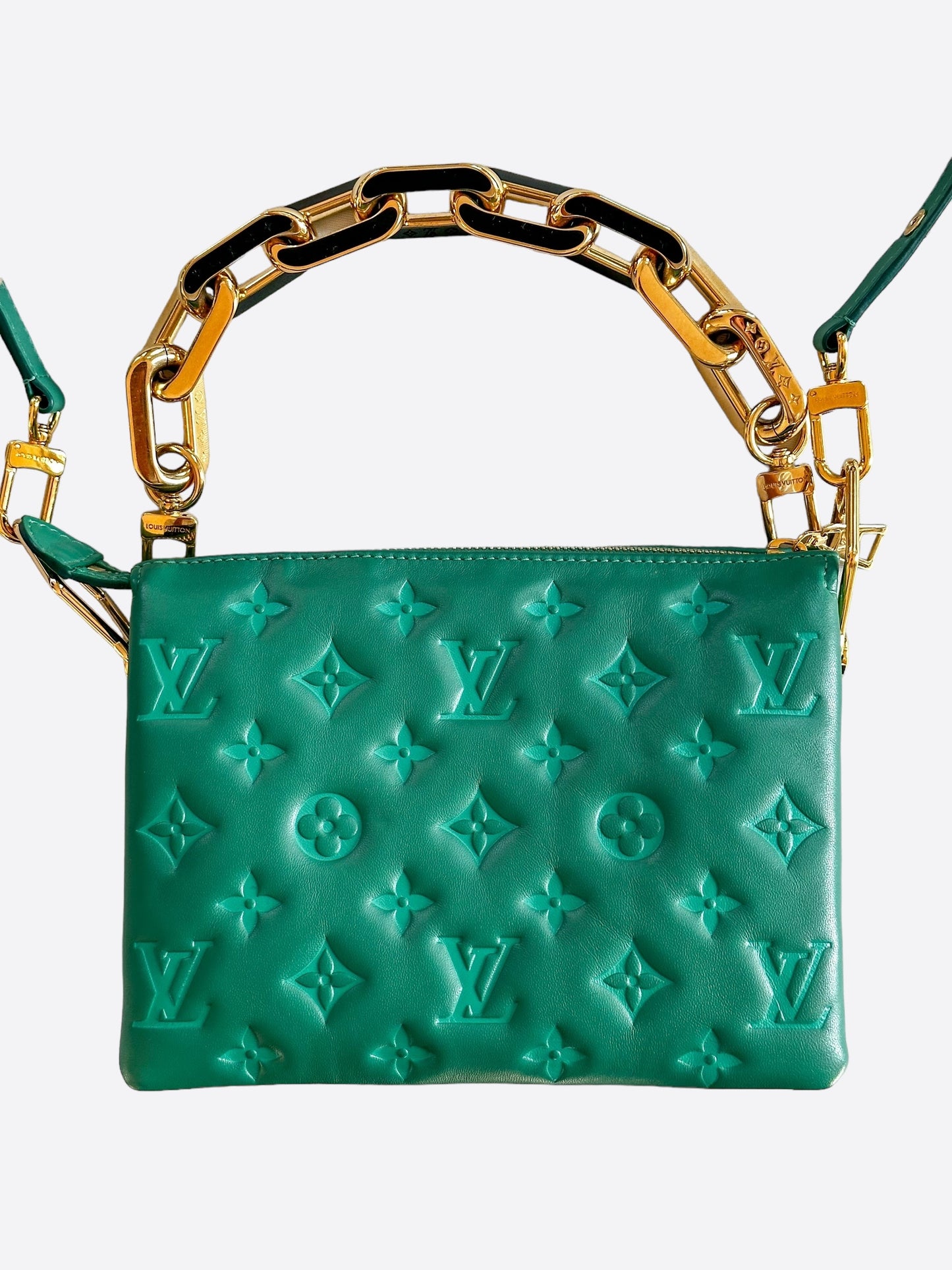 Louis Vuitton Emerald Green Monogram Coussins BB