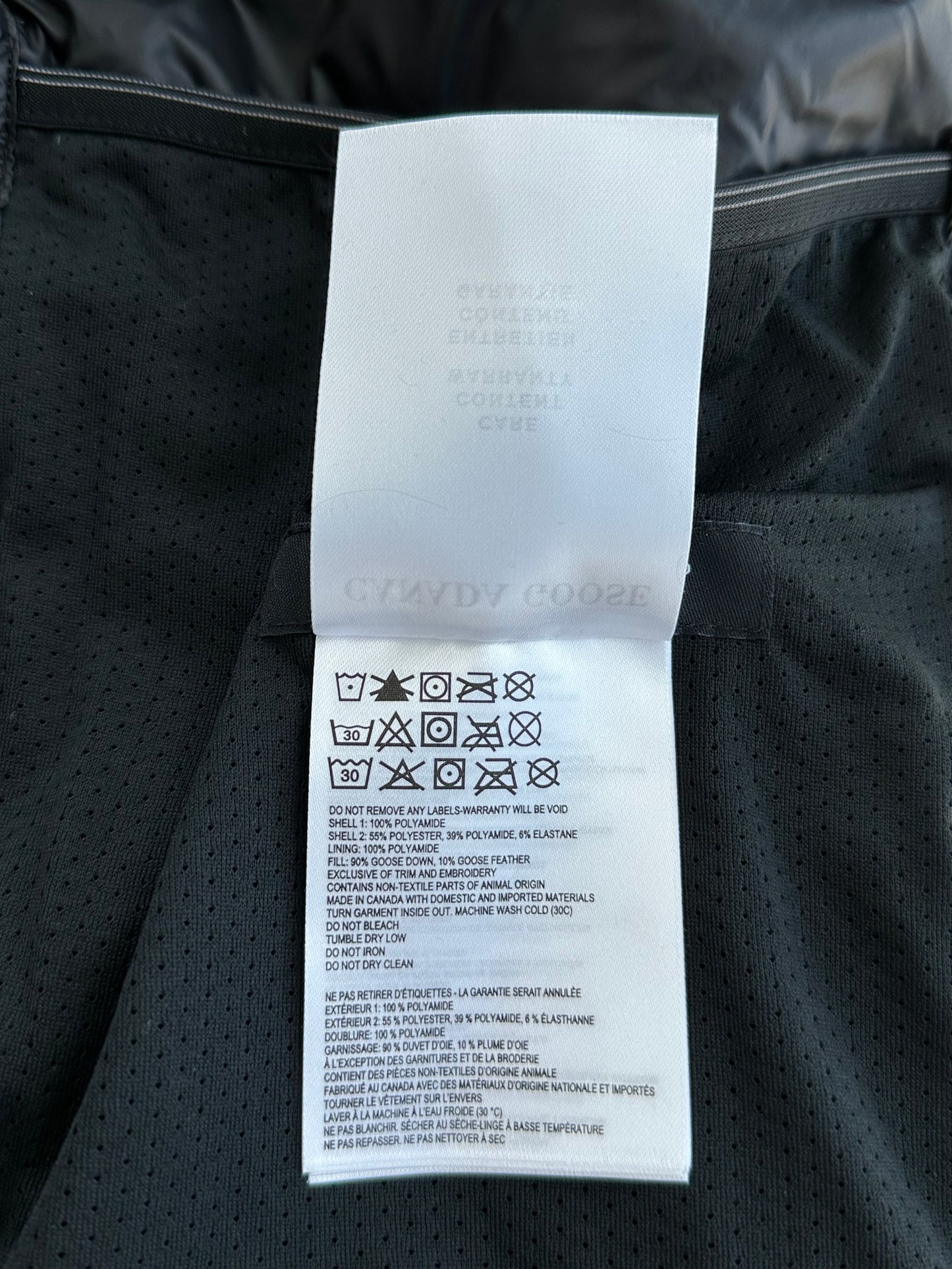 Canada Goose Black Hybridge Lite Hoody Jacket