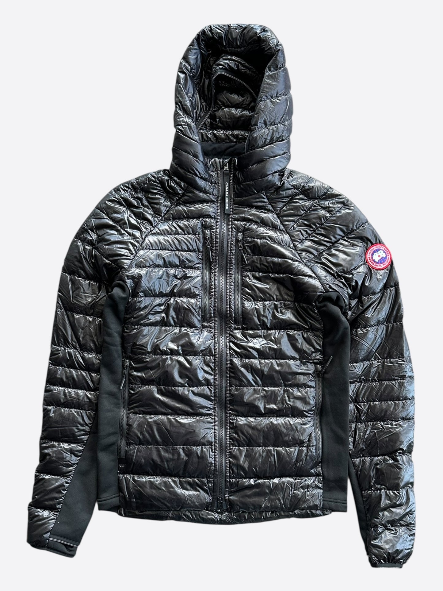 Canada Goose Black Hybridge Lite Hoody Jacket
