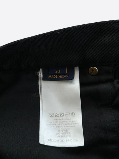 Louis Vuitton Black Monogram Carpenter Pants