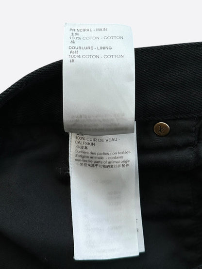Louis Vuitton Black Monogram Carpenter Pants