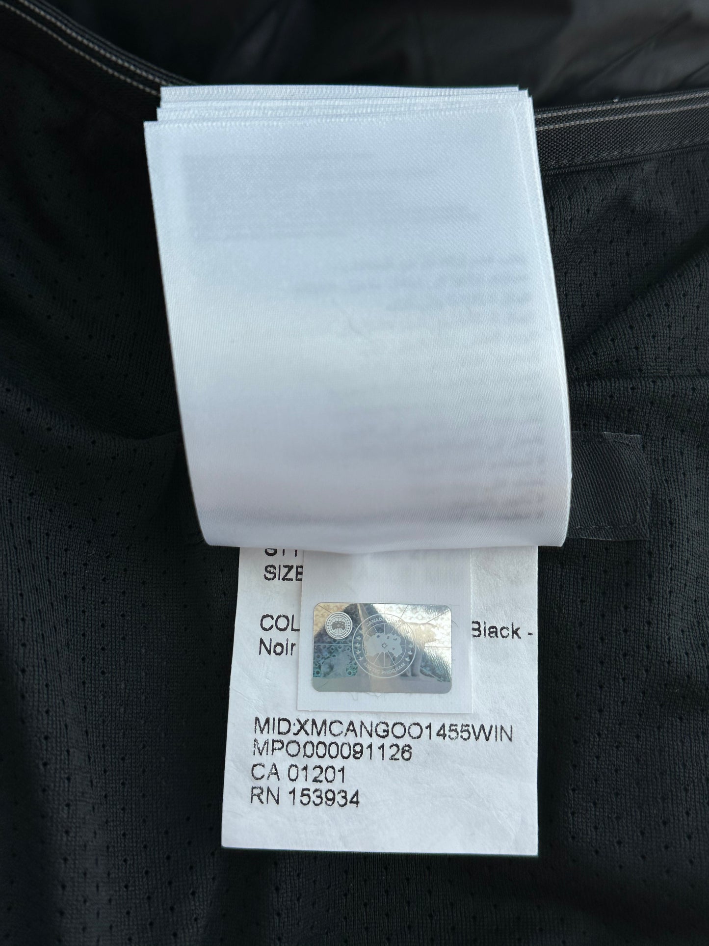 Canada Goose Black Hybridge Lite Hoody Jacket