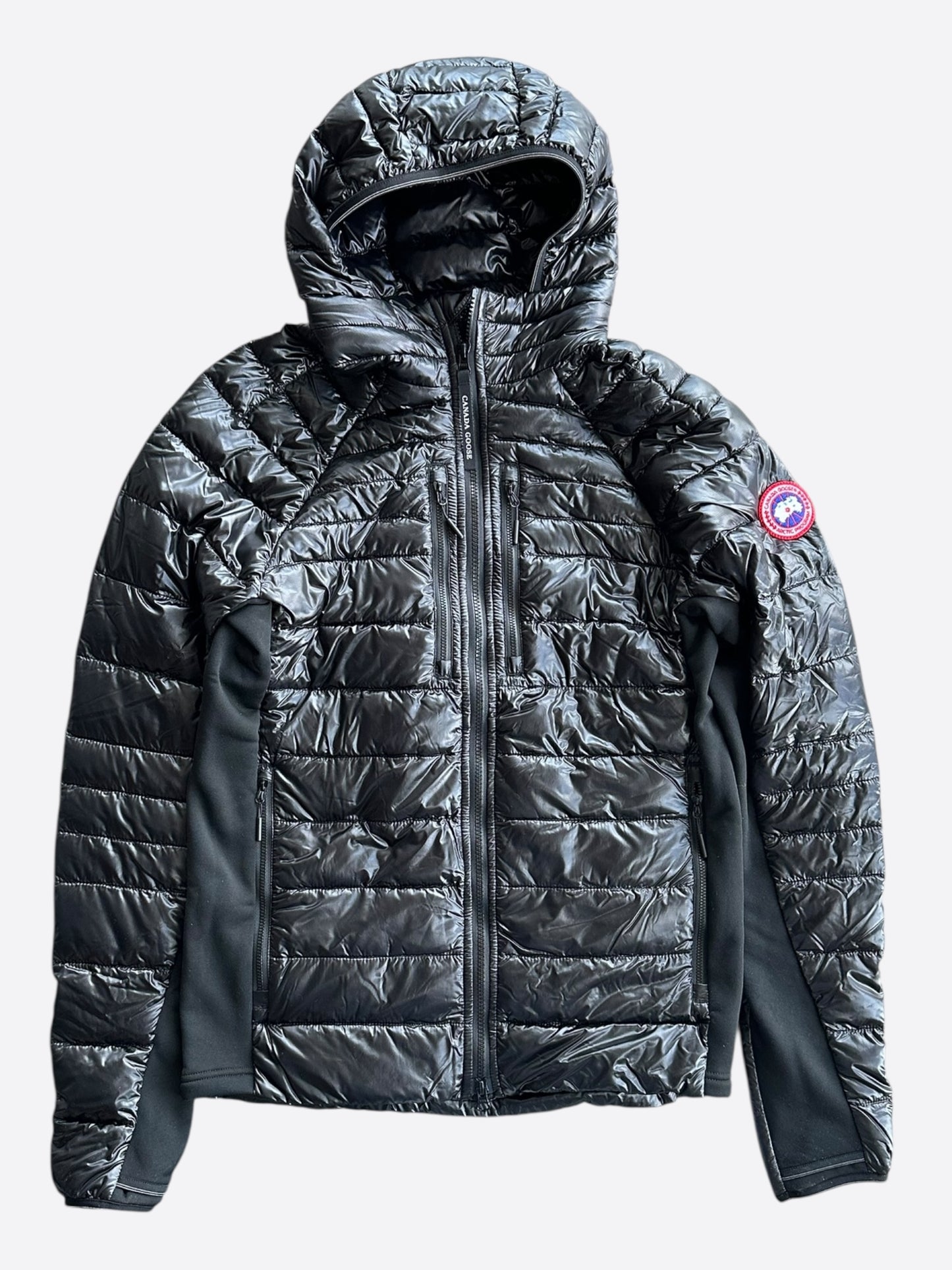 Canada Goose Black Hybridge Lite Hoody Jacket