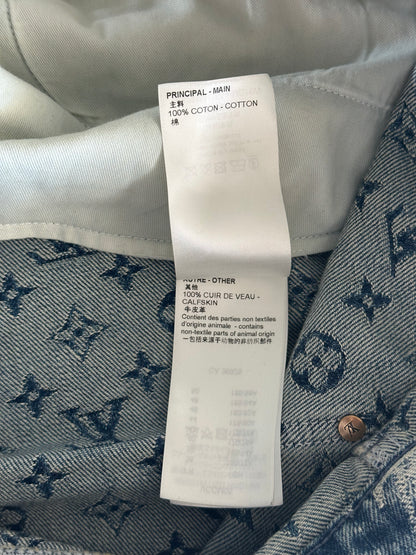 Louis Vuitton Nigo Blue Monogram Baggy Jeans