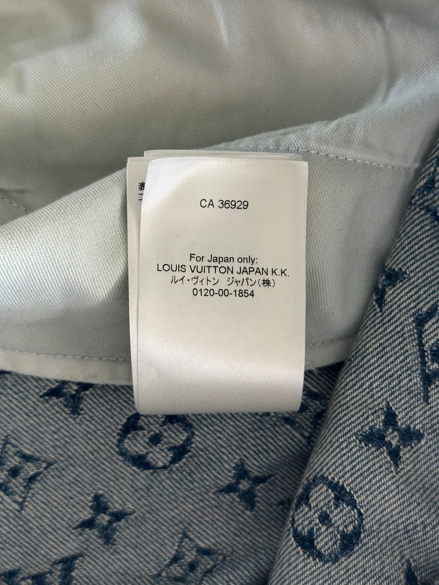Louis Vuitton Nigo Blue Monogram Baggy Jeans