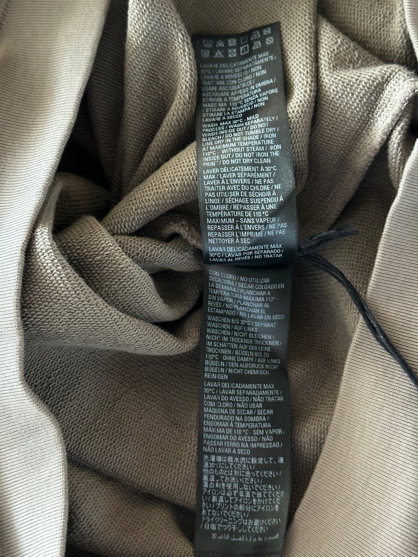 Balenciaga Brown & Black World Food Programme Logo Hoodie