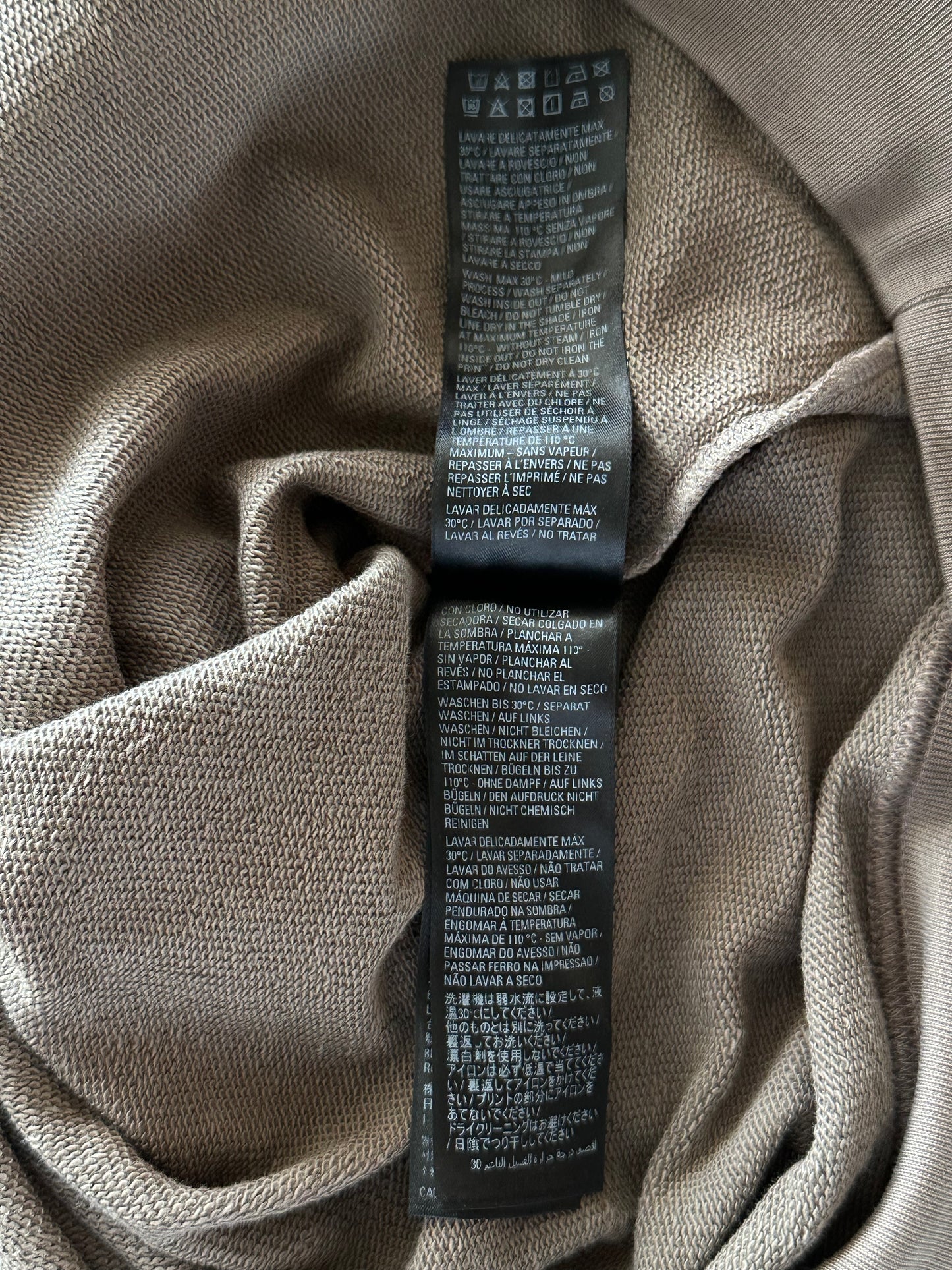 Balenciaga Brown & Black World Food Programme Logo Hoodie