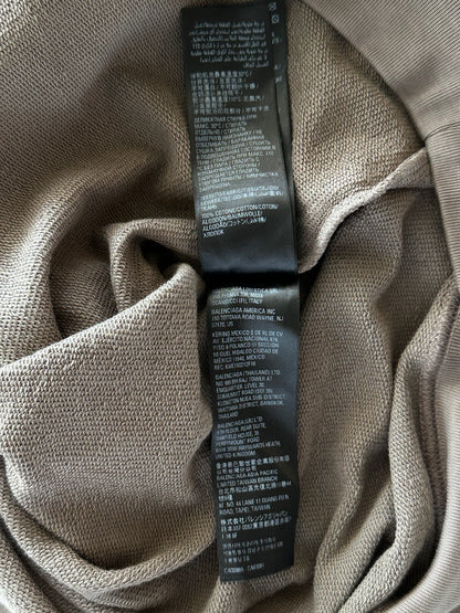 Balenciaga Brown & Black World Food Programme Logo Hoodie
