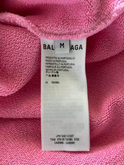 Balenciaga Pink BB Logo Hoodie