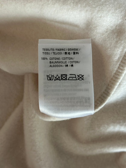 Balenciaga White & Blue Logo Hoodie