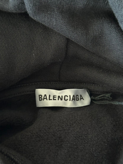 Balenciaga Black Logo Hoodie