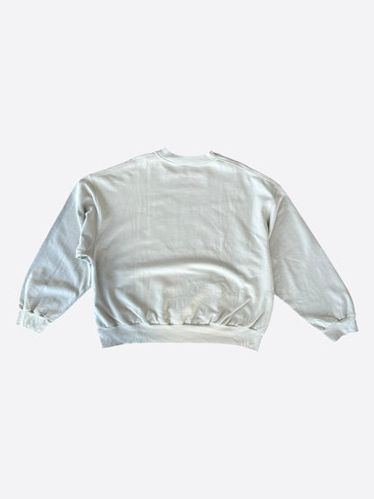 Balenciaga Grey & White Los Angeles Logo Sweater
