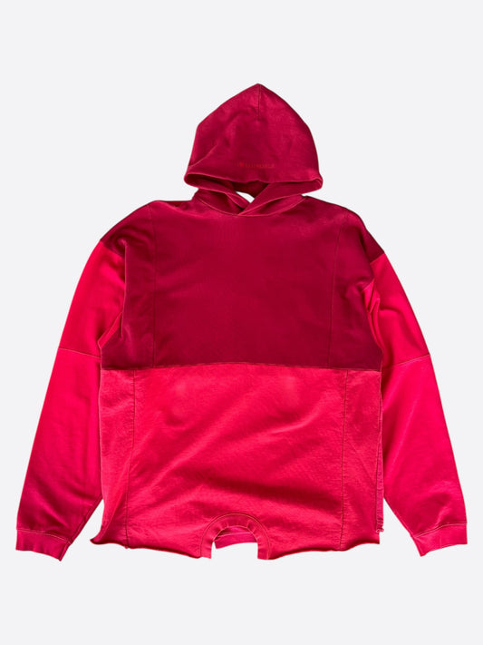 Balenciaga Red I Love Balenciaga Upcycled Hoodie