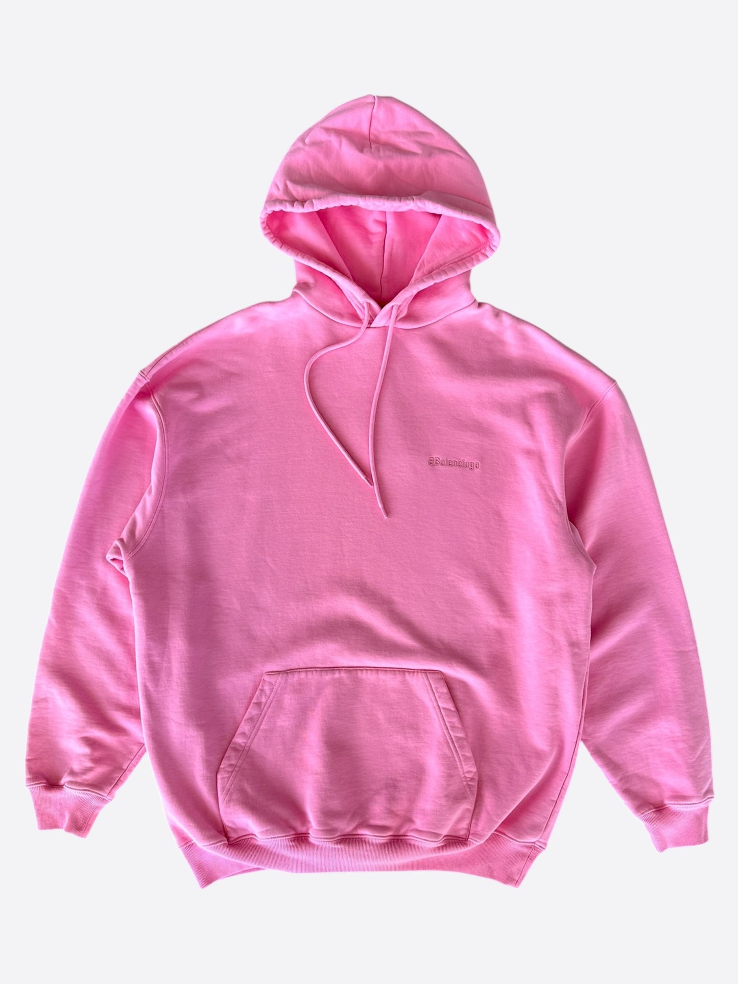 Balenciaga Pink BB Logo Hoodie