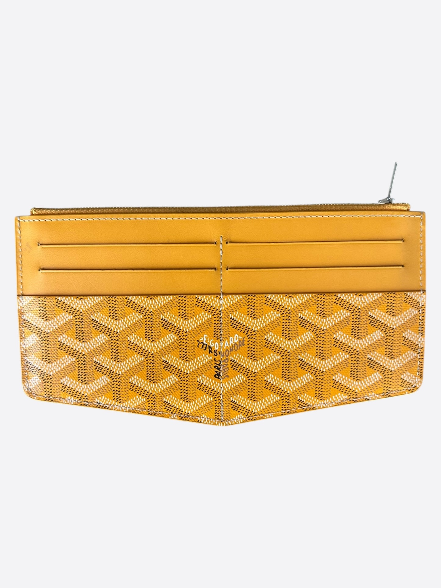 Goyard Yellow Louise Card Holder