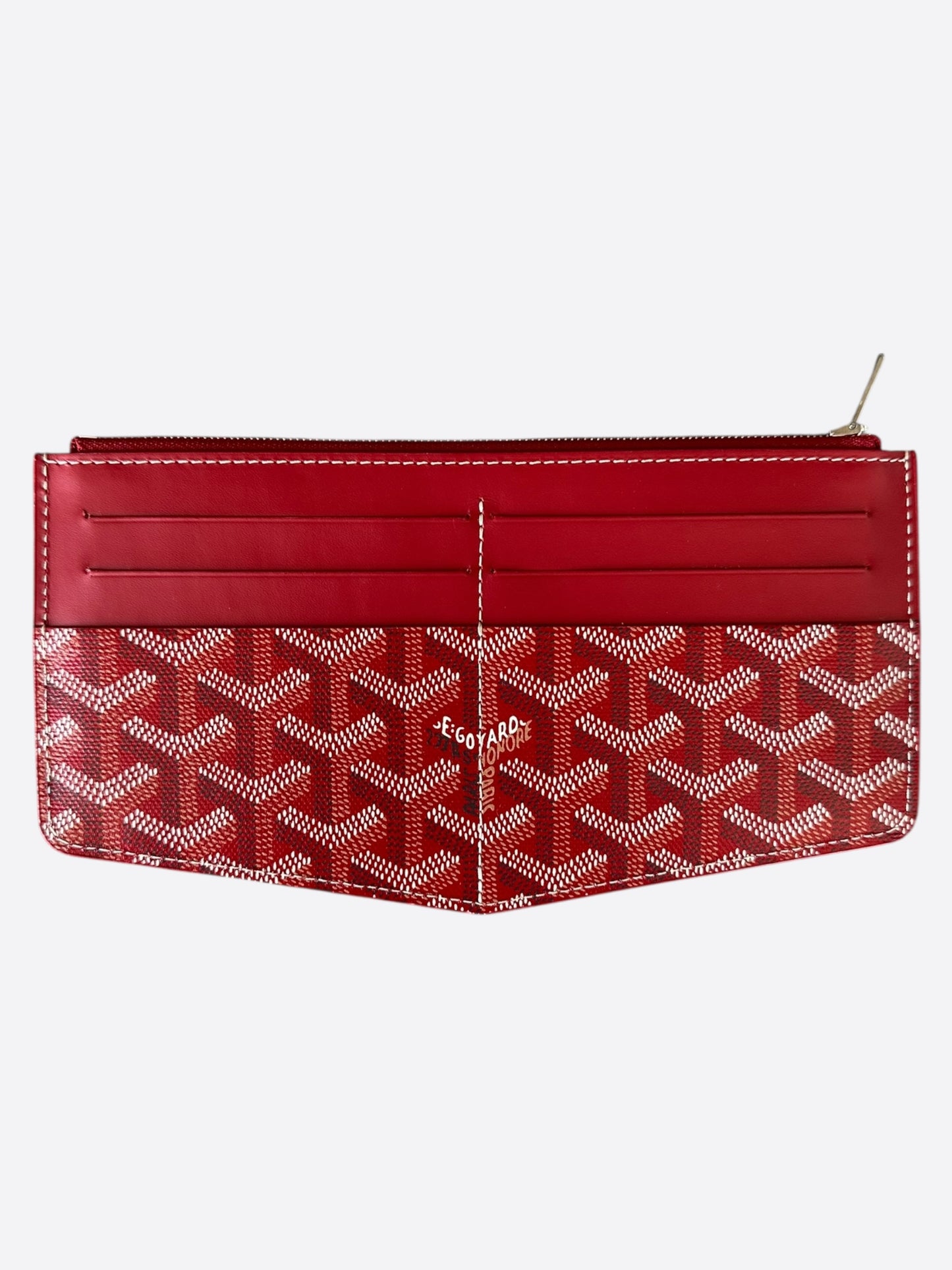 Goyard Red Louise Card Holder