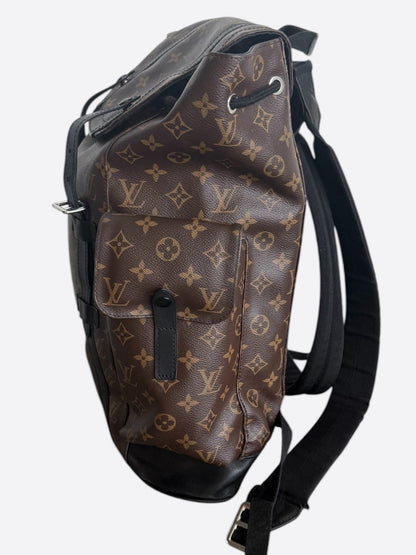 Louis Vuitton Brown Macassar Monogram Christopher Backpack