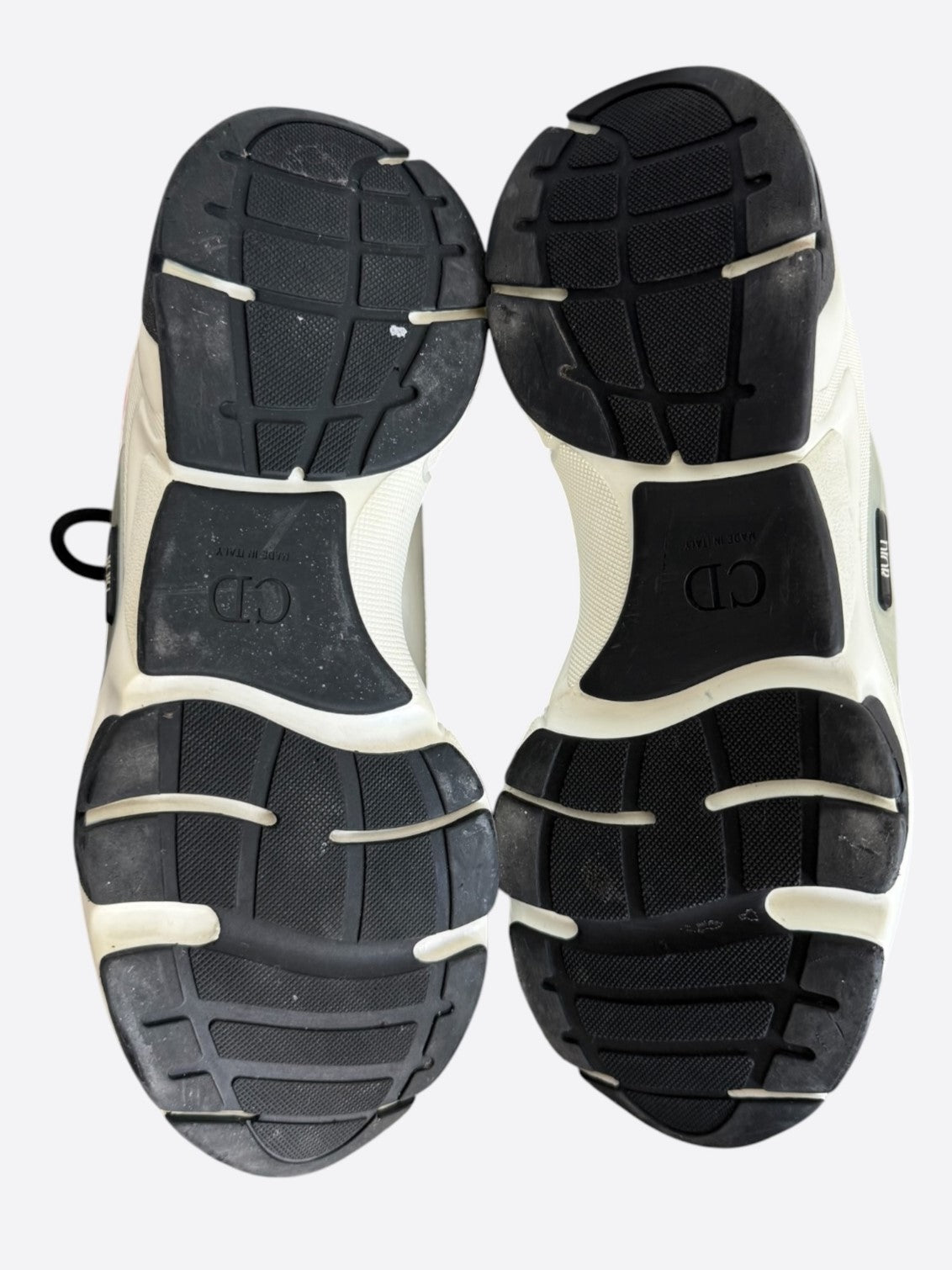 Dior White, Blue & Pink B22 Sneakers