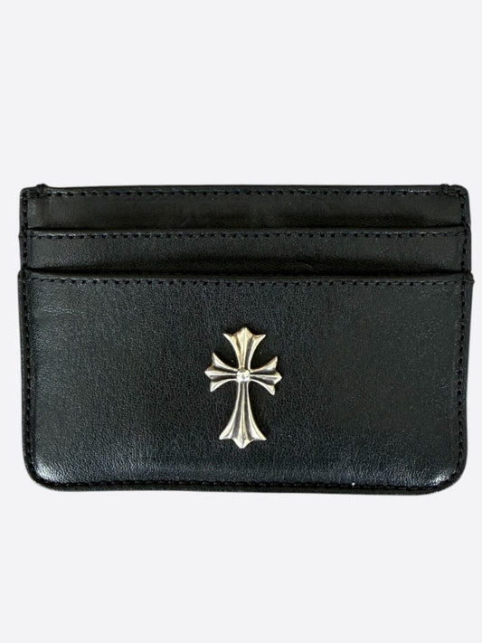 Chrome Hearts Black & Silver Cross Cardholder