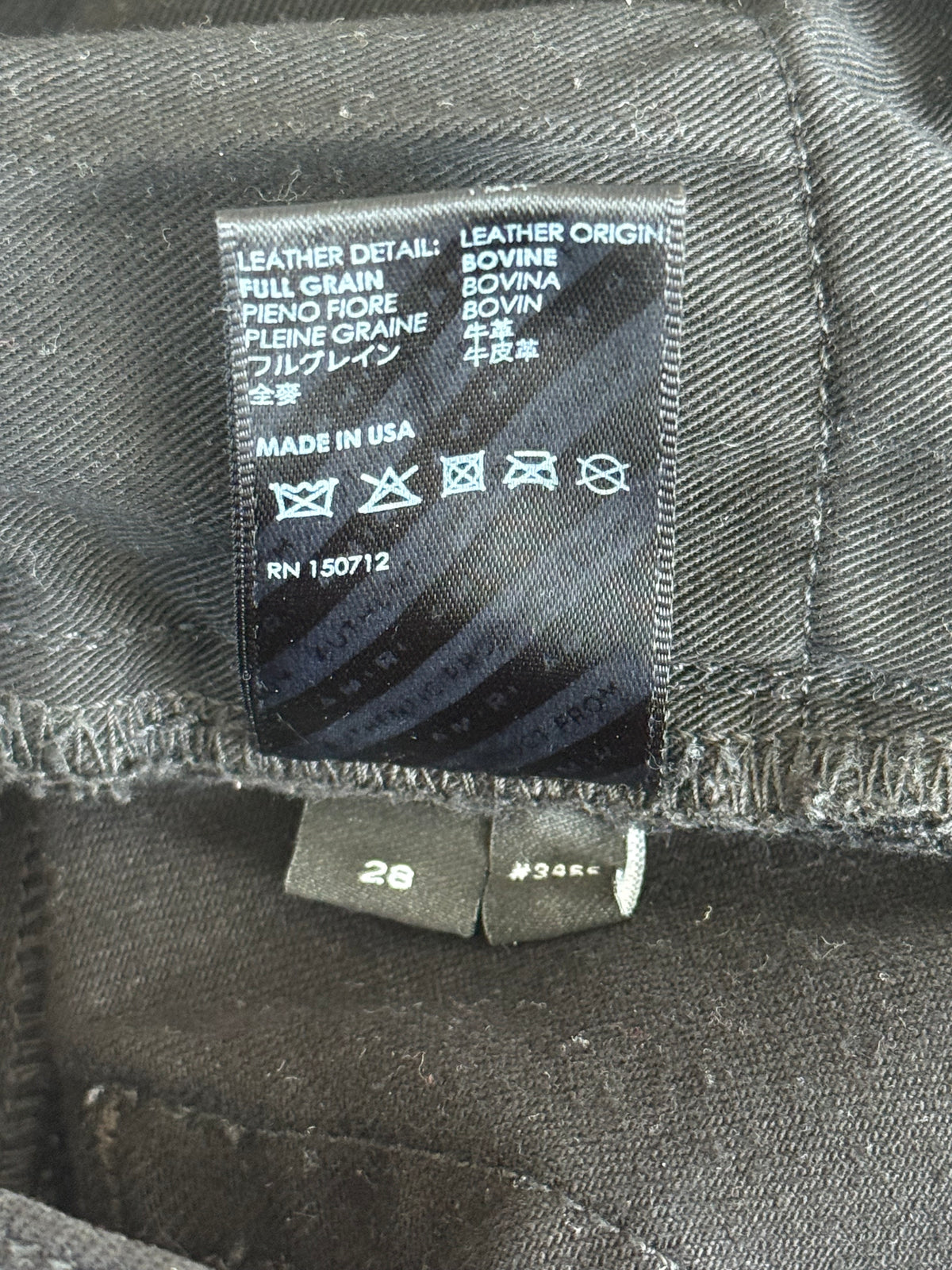 Amiri Black Patch MX1 Jeans