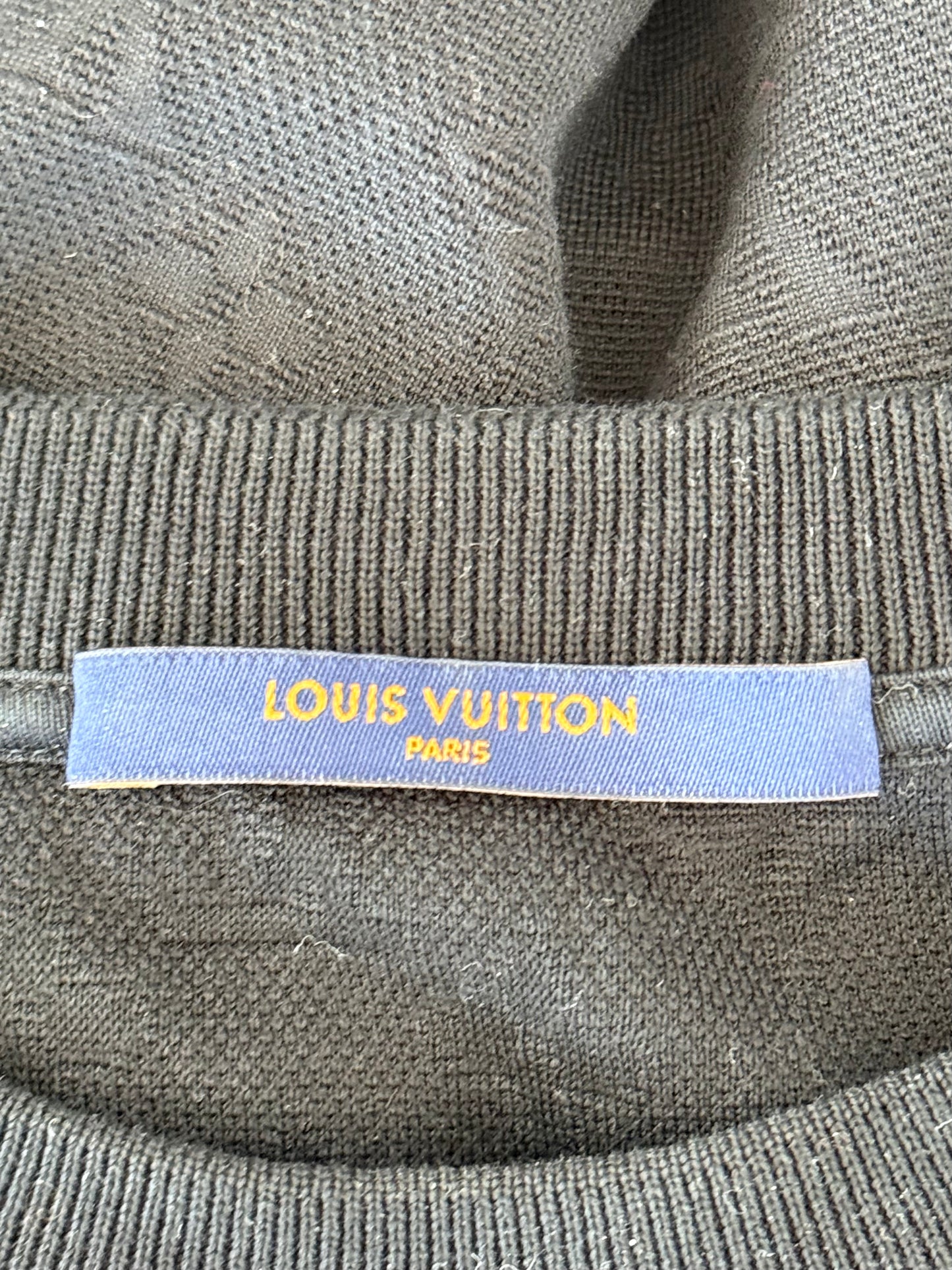Louis Vuitton Black Monogram Pocket T-Shirt