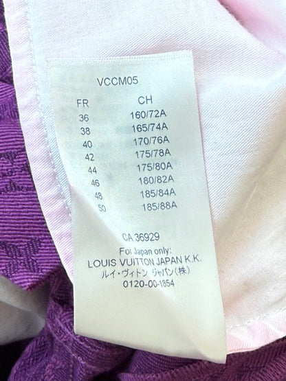 Louis Vuitton Purple Monogram Slim Jeans