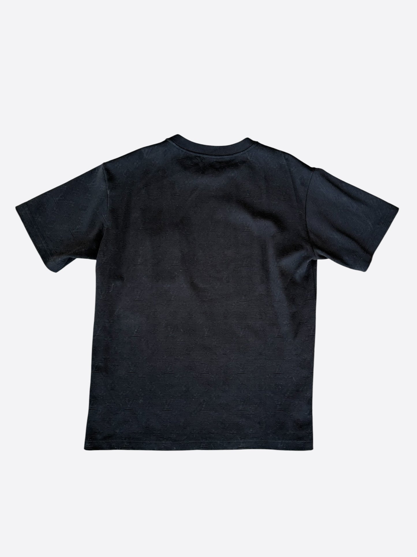 Louis Vuitton Black Monogram Pocket T-Shirt
