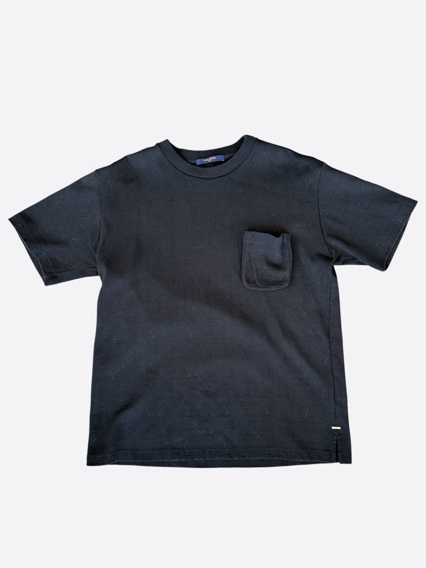 Louis Vuitton Black Monogram Pocket T-Shirt